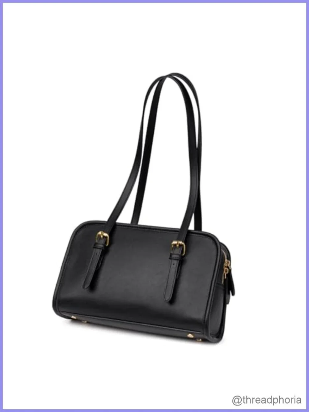 Vintage Faux Leather Hobo Bag with Adjustable Strap | Women's Compact Shoulder